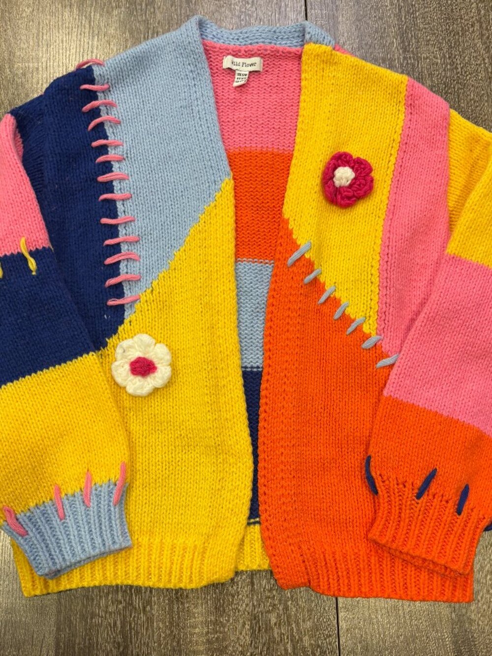 Colourblock Wild Flower Cardigan